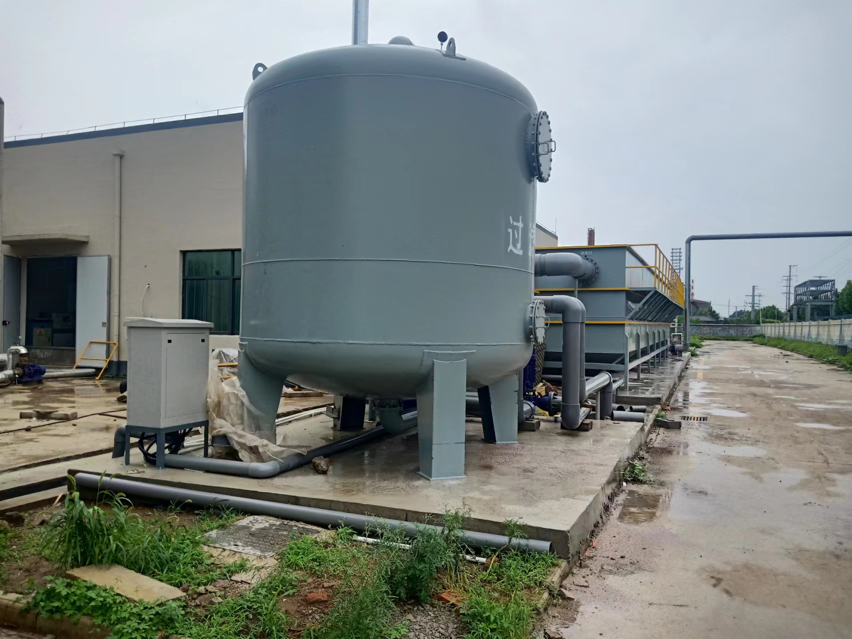 養殖沉淀池+消毒+過濾工程案例