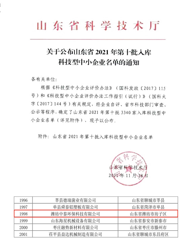 科技型中小企業